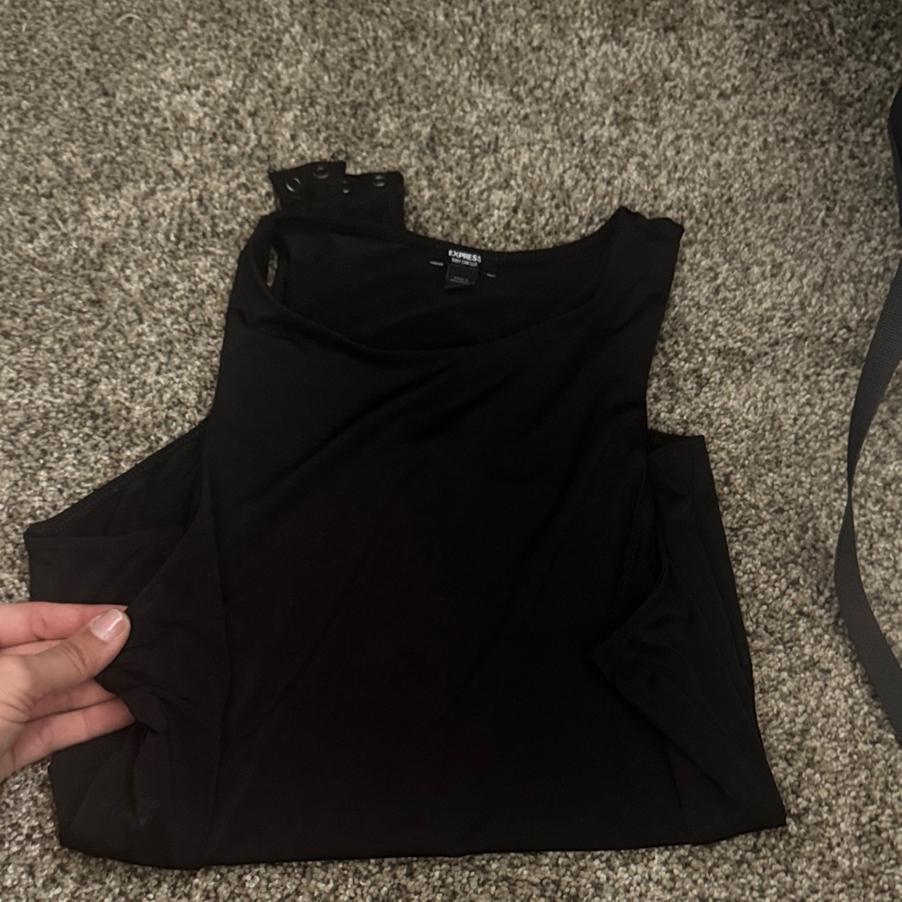 Body contour high neck bodysuit